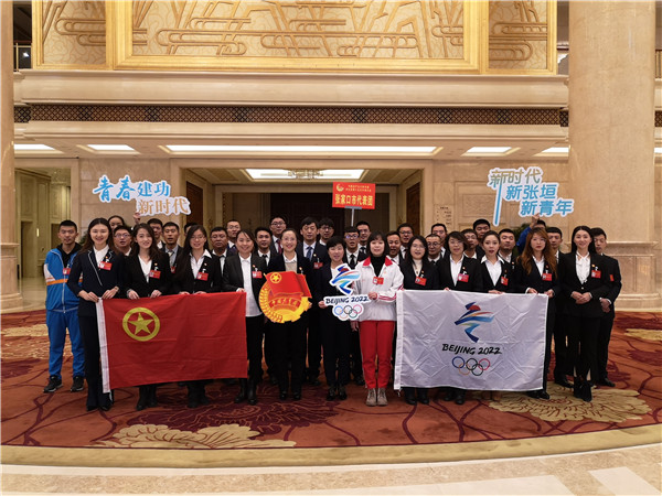 我院青年教师代表参加省第十五次团代会